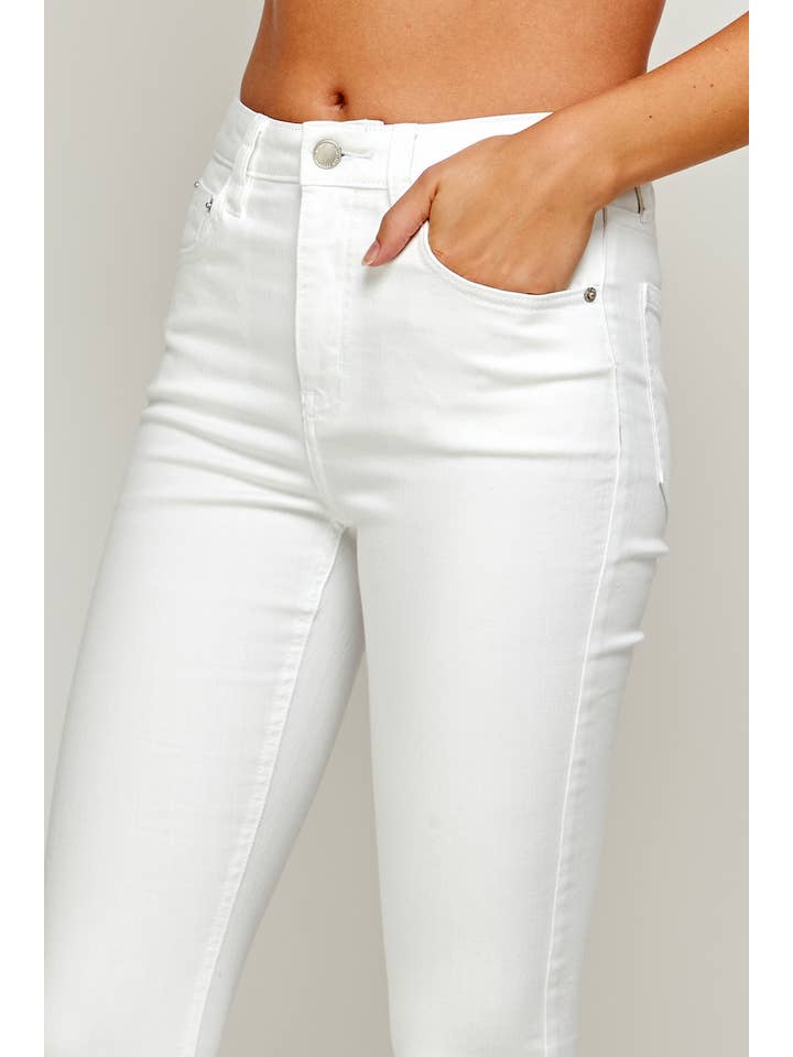 Branco I1320HF - Branco - Jeans Flare de Cintura Alta para venda a revendedores na Faire7