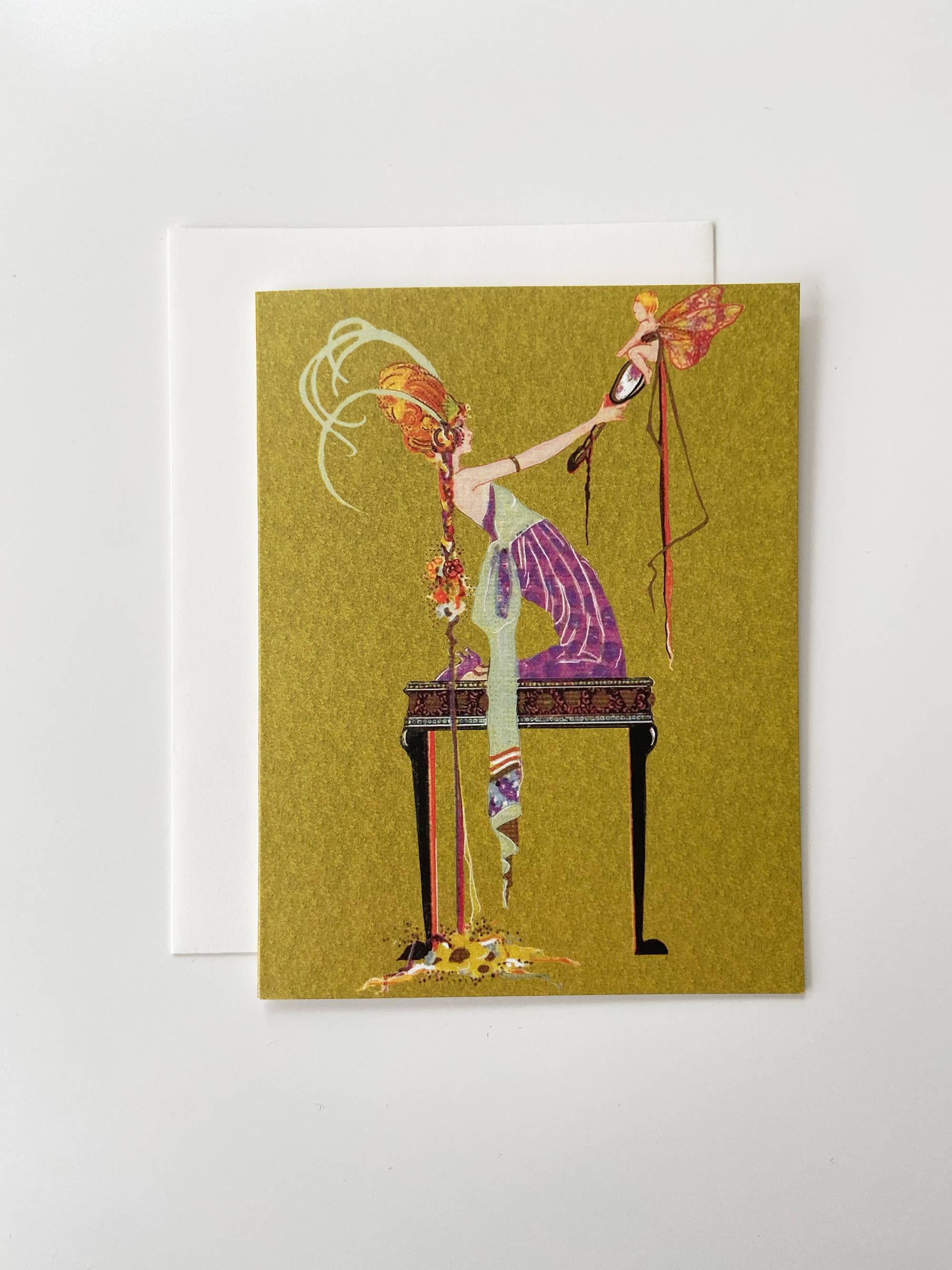 Carte Cupidon Art Déco Style Vintage pour la vente par The Twentieth