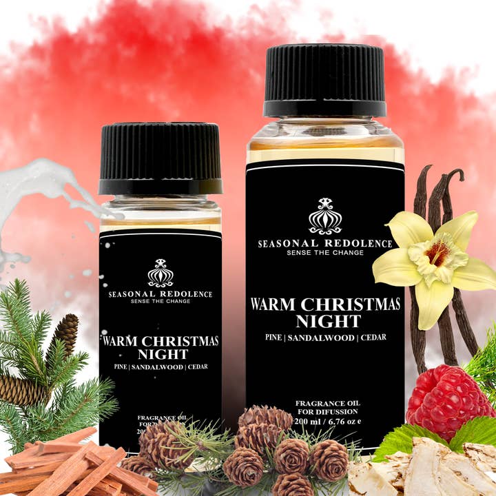 Diffuseur d'huile de luxe pour la maison Warm Christmas Night pour la vente par Seasonal Redolence