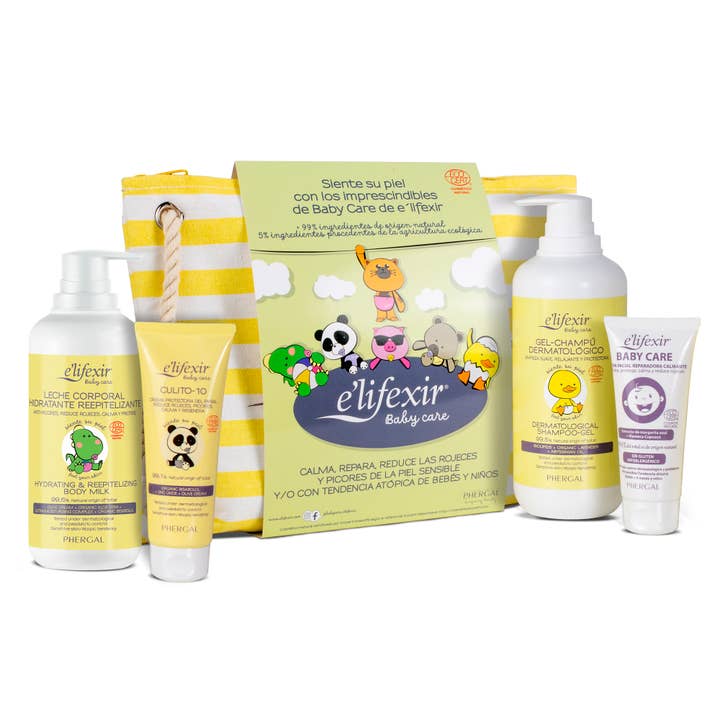 Laboratorios Phergal - Wholesale Bath & Body Set - Baby - Elifexir Baby Care Baby Bag with My Embracito Skin3