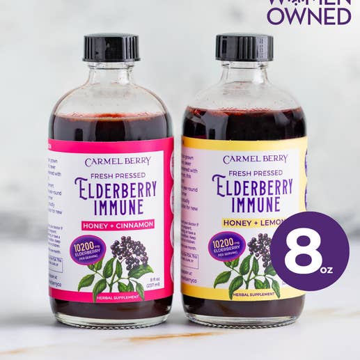 Sirop de sureau | Immunité | Cadeau | Premium | États-Unis | 8oz pour la vente par Carmel Berry Company