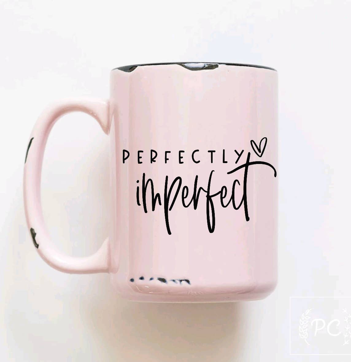 Pink Sunday Edit - Vente Tasse à café - Mugs inspirants, mugs à café rustiques parfaitement imparfaits,0