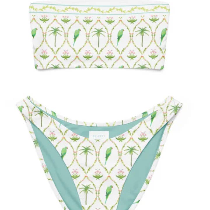 Vacation Bandeau Bikini for wholesale by BY GREY Design