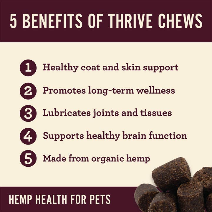 Hemp Well - Wholesale Pet Supplement - Dog - Hemp Well Thrive Dog Soft Chews3
