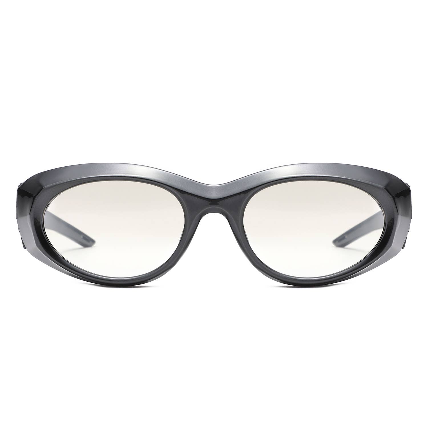 Cramilo Eyewear - Wholesale Sunglasses - Women's - Y2K Oval Retro Wrap Chunky Sunglasses 3