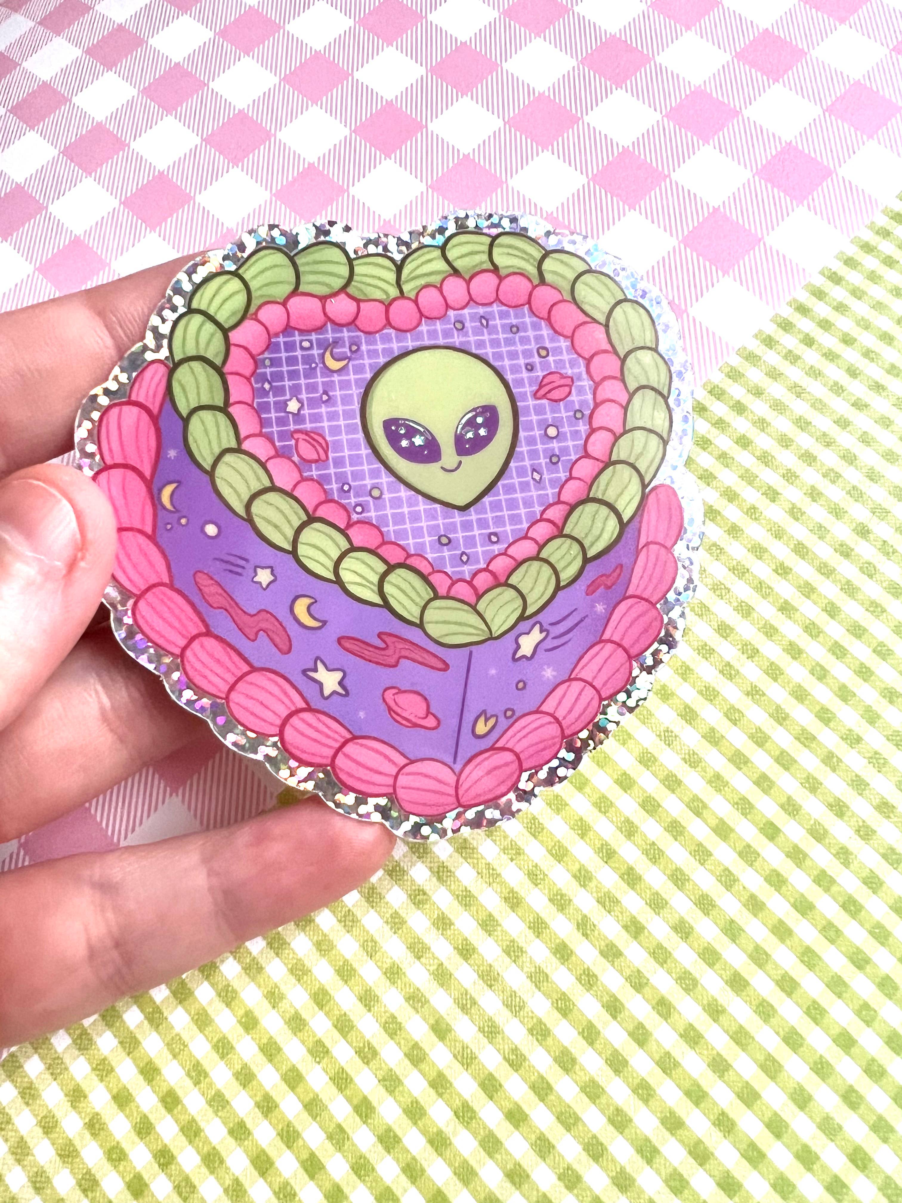 Fox and Brambles - Wholesale Sticker - Alien Cake Glitter Sticker4