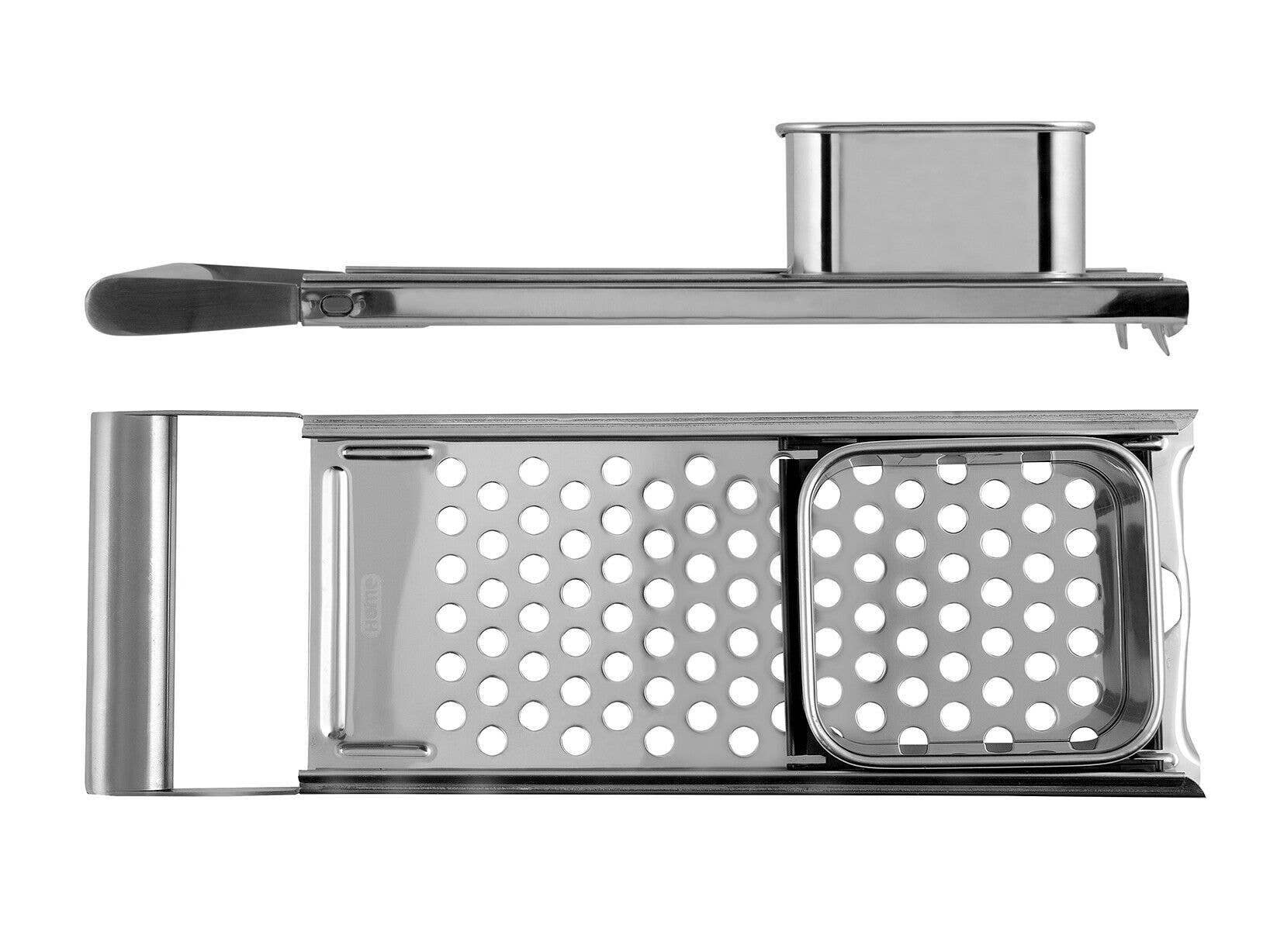 H&H - Vente Ustensile/gadget de cuisine - Machine à gnocchis en acier inoxydable avec plateaux fonctionnels0