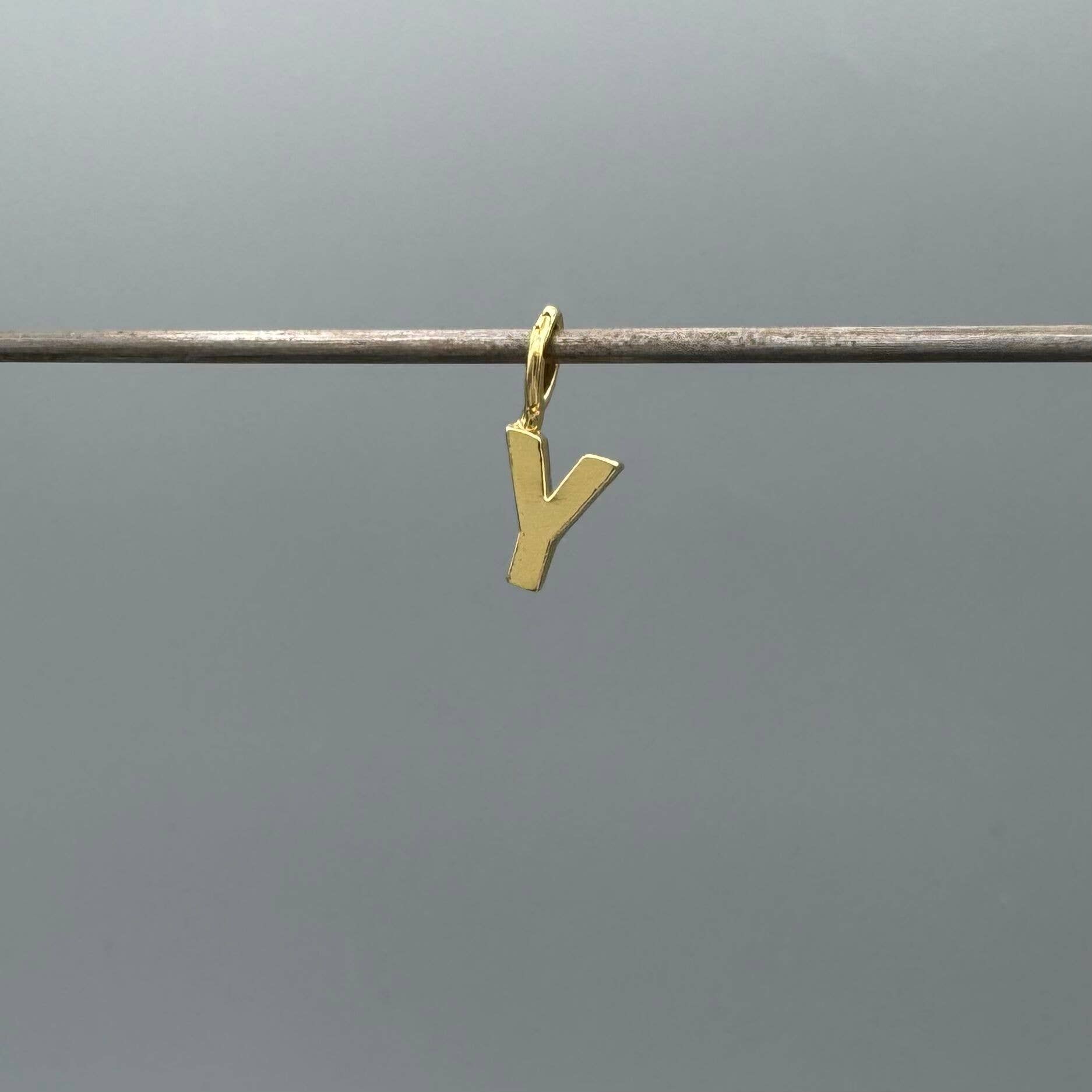 Something Silver - Wholesale Individual Charm/Pendant - Perfect Little Block Letter Initial Charm24