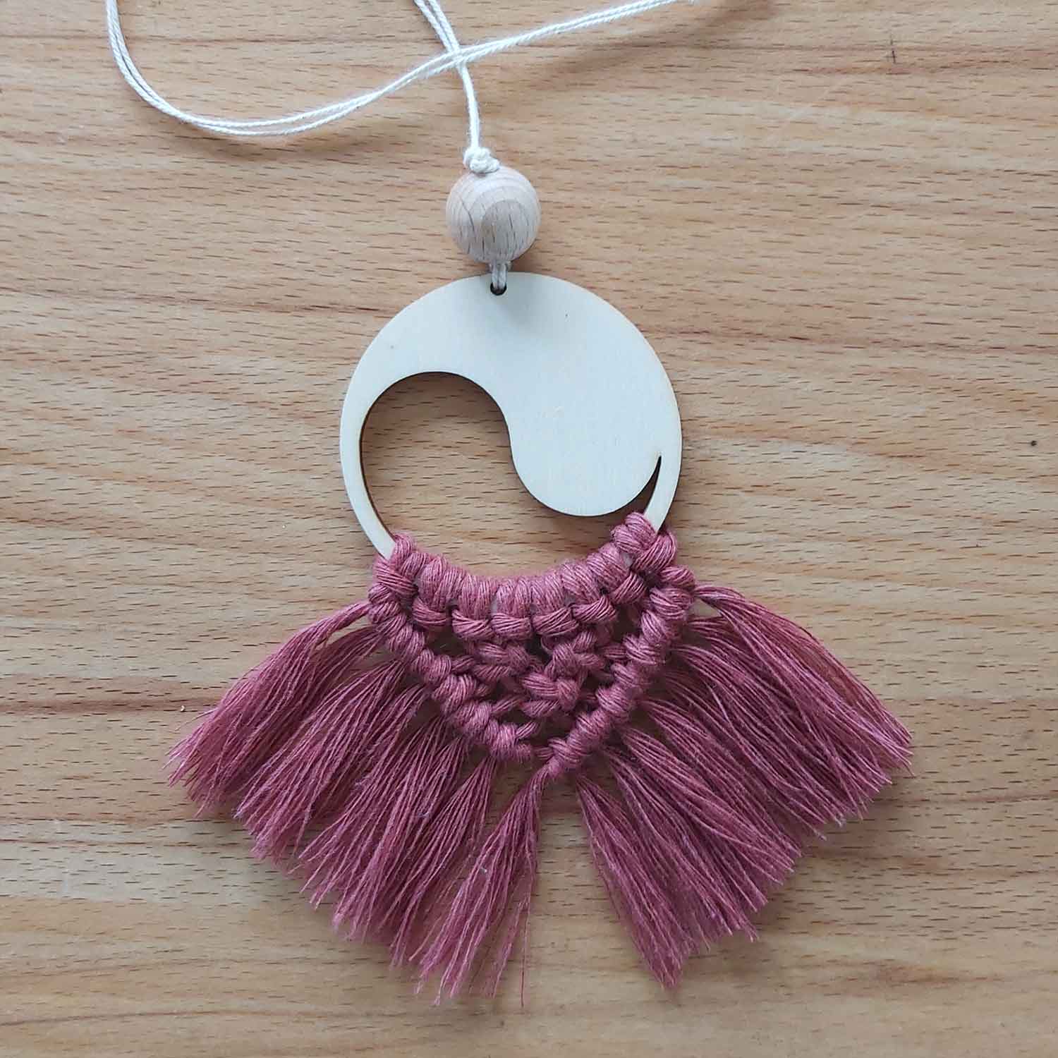 Familienmomente - Wholesale DIY Craft Kit - DIY Set Macrame Aroma Pendant Yin & Yang6