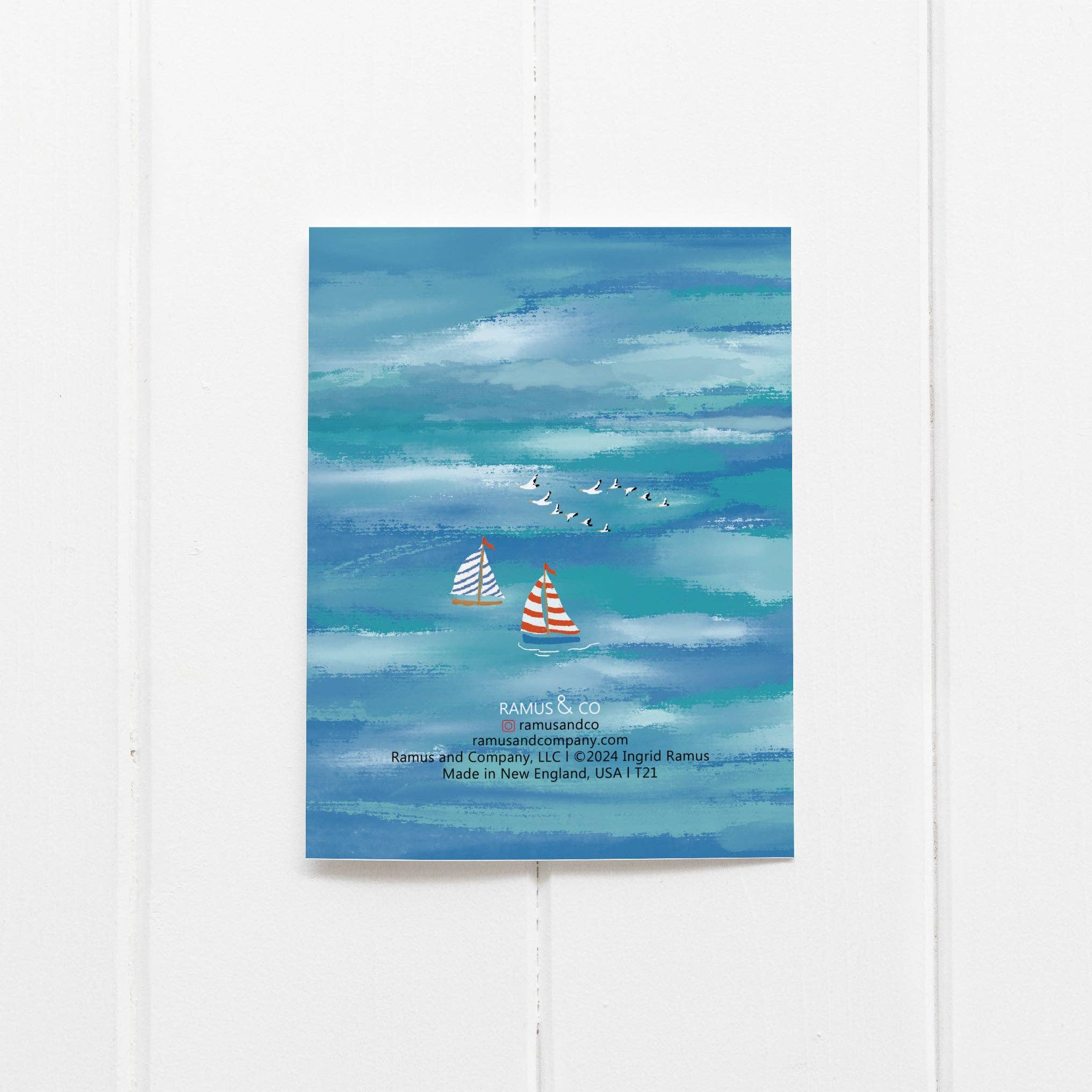 Ramus & Co. – postal de agradecimento por atacado – Regata Muito Obrigado1