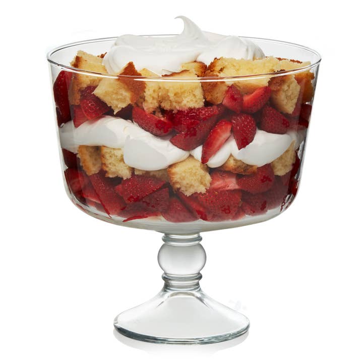 Libbey Selene Footed Glass Trifle Bowl, 9-inch for wholesale by Libbey