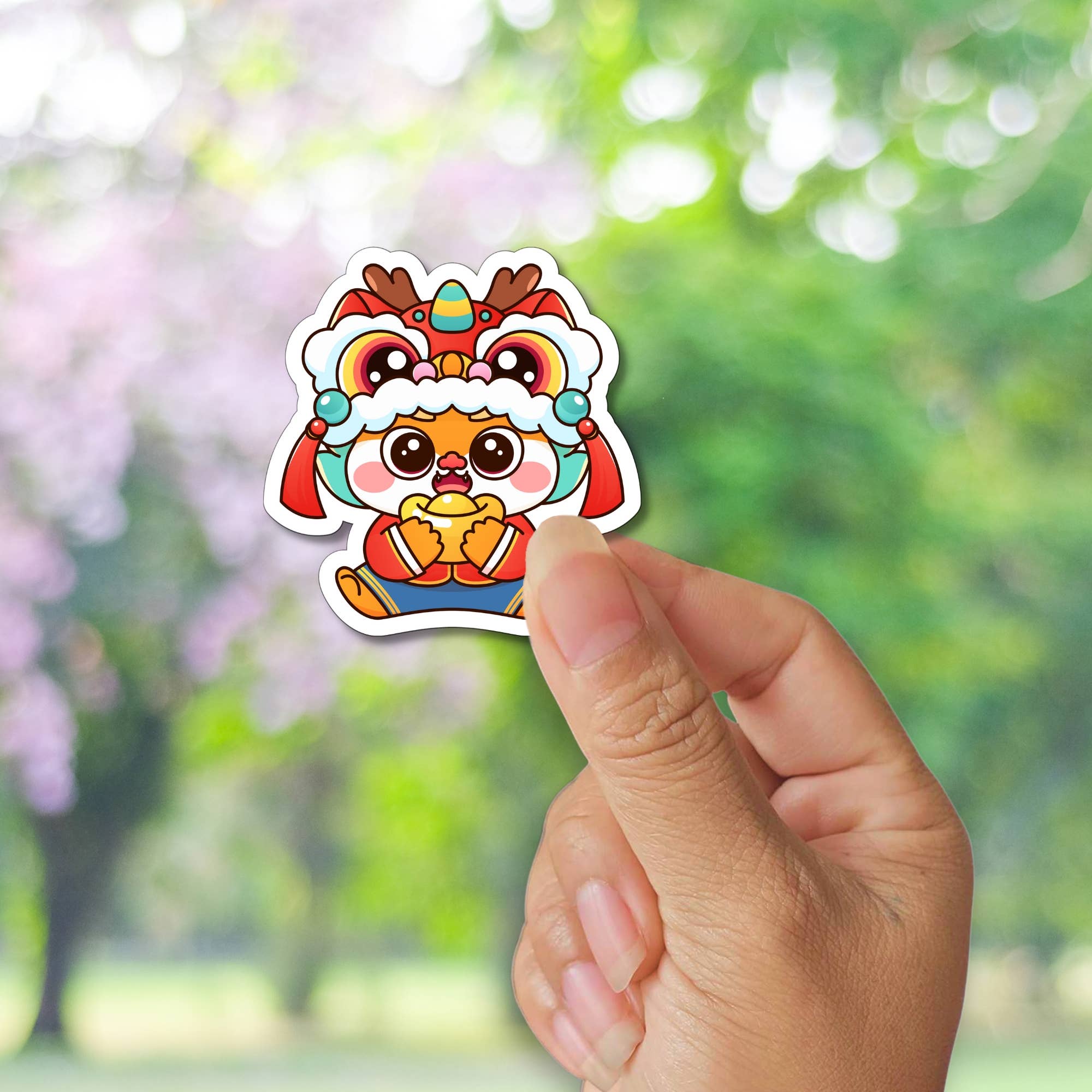 Apsara Labels - Wholesale Sticker - Chinese New Year Sticker, Year Of The Dragon, Tet 2024