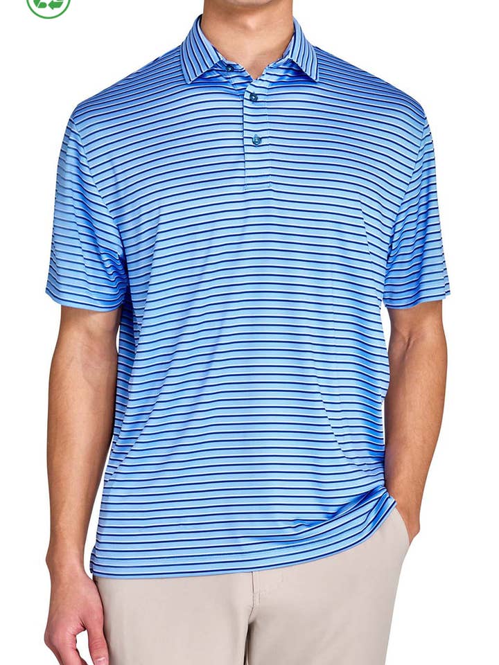 POLO DE LISTRAS por atacado de CON.STRUCT Green