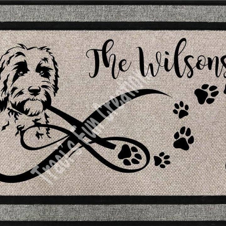 Labradoodle Door Mat for wholesale by Traci's Fun Creations
