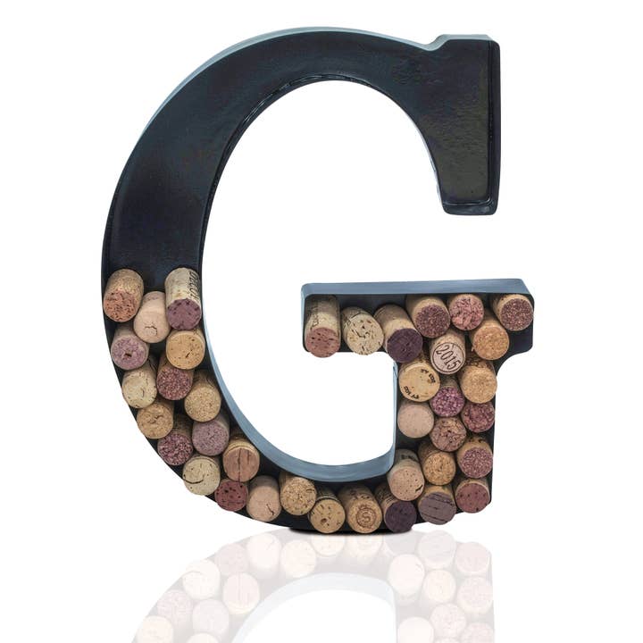 MADE EASY KIT - Wholesale Wine cork holder - Made Easy Kit Metal Letter Wine Cork Holder w/Wall Mount Kit9