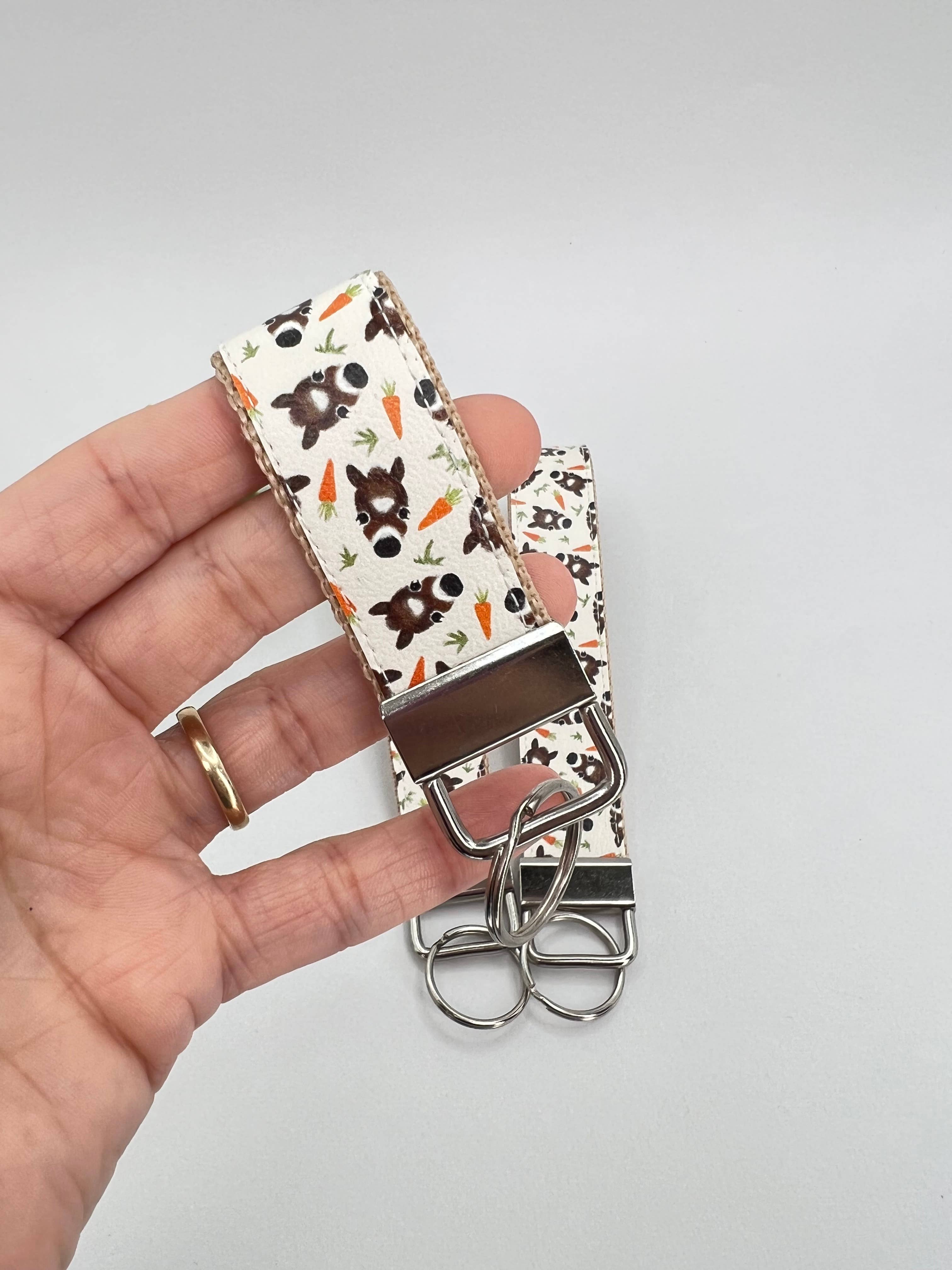 My Fancy Pony - Wholesale Keychain - Women's - Horse Heads Vegan Leather Equestrian Keychain4
