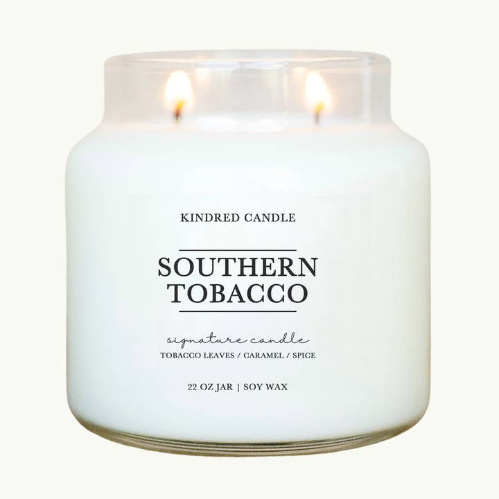 Southern Tobacco 22 oz for wholesale by Kindred Candle
