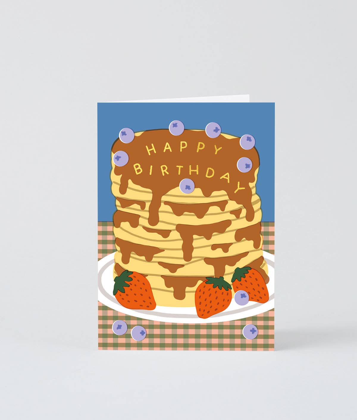 Wrap (US duties paid) - Vente Cartes d'anniversaire - Carte de vœux joyeux anniversaire aux pancakes1