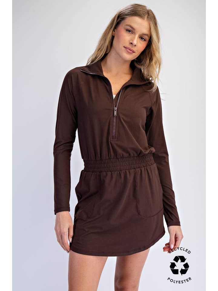 Rae Mode - Wholesale Athletic Skirt - Women's - BUTTER SOFT QUARTER ZIP ROMPERSKIRT16