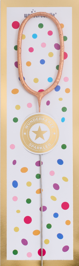 Wondercandle – Engroshandel Stearinlys/lysestage – 0 Tricolor guld sølv rosé Wondercandle® klassisk1