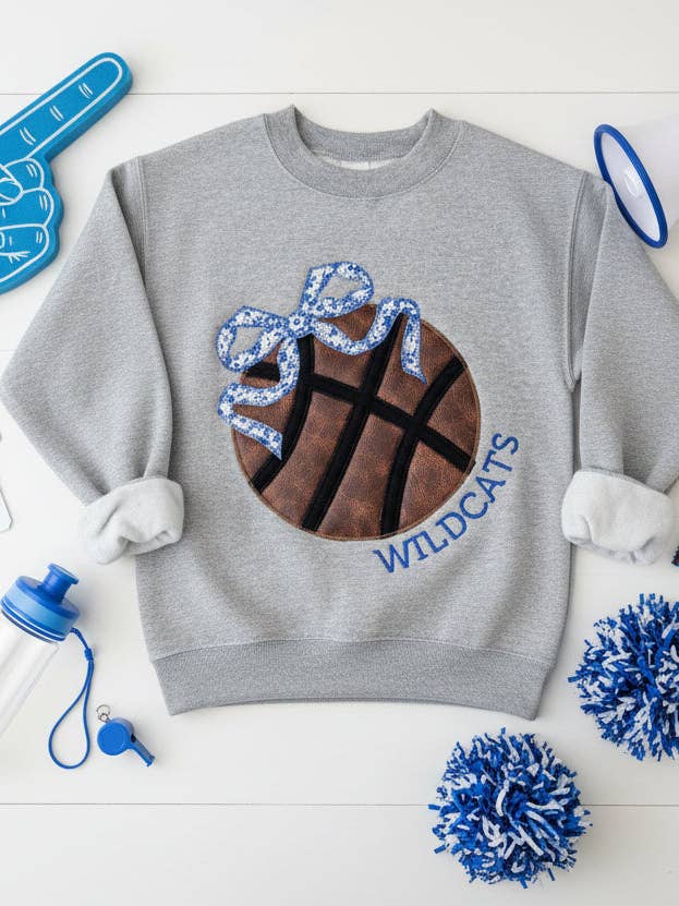 Basketball Coquette | Customize for your team Sweatshirt for wholesale by The White Stitch