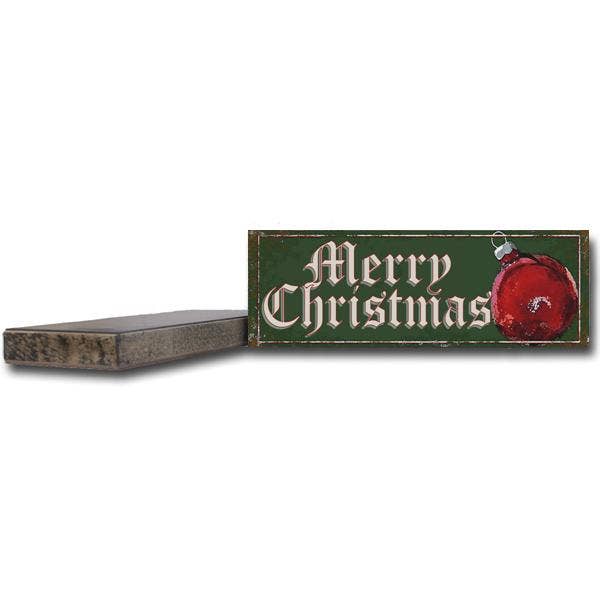 M3256 (M35) - Christmas Bulb Wood Magnet for wholesale by Paint The Town