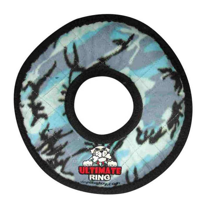 Pet Palette Distribution - Wholesale Pet Toy - Dog - VIP Jr Ultimate Ring Camo Blue SM