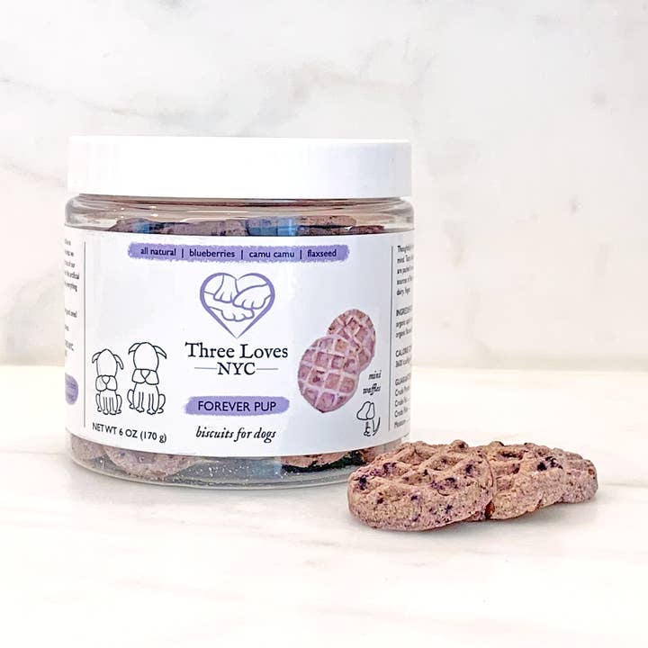 Forever Pup - Mini Waffles - 6 oz for wholesale by Three Loves NYC