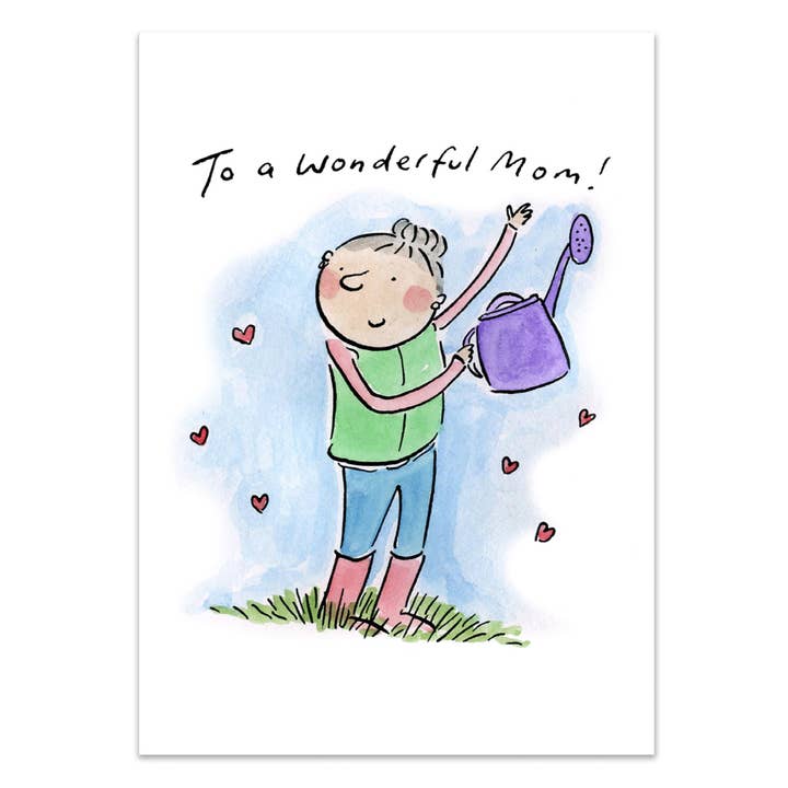 Wonderful Mom - Carte pour la fête des mères pour la vente par Nelson Line