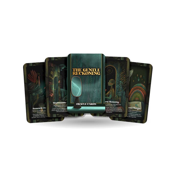 La Douce Révélation – Un Jeu d'Oracle des Vérités Silencieuses – 22 Cartes Oracle – Rencontrer Doucement Ce Qui Doit Être Confronté pour la vente par IBIZA TAROT