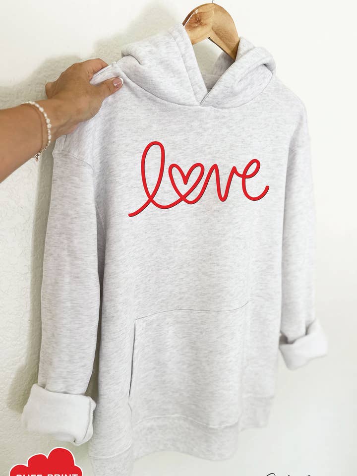 LOVE PUFF Hoodie Pullover Sweatshirt for wholesale by OAT COLLECTIVE