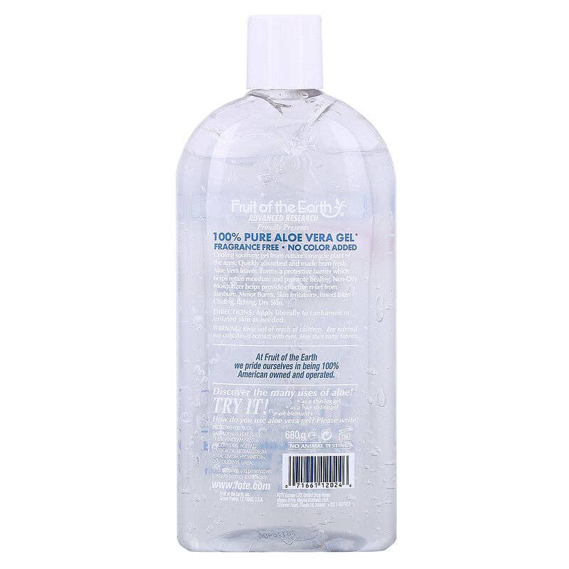 KT Supply – wholesale Aloe spray/cream – Fruit Of The Earth Aloe Vera 100 Gel 24 Oz.1