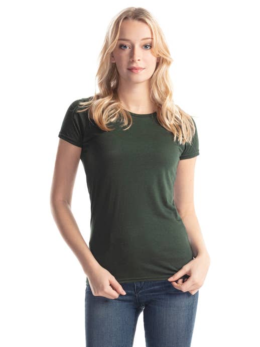 JERICO - Wholesale T-Shirt - Women's - Bamboo Ladies Crewneck T-Shirt6