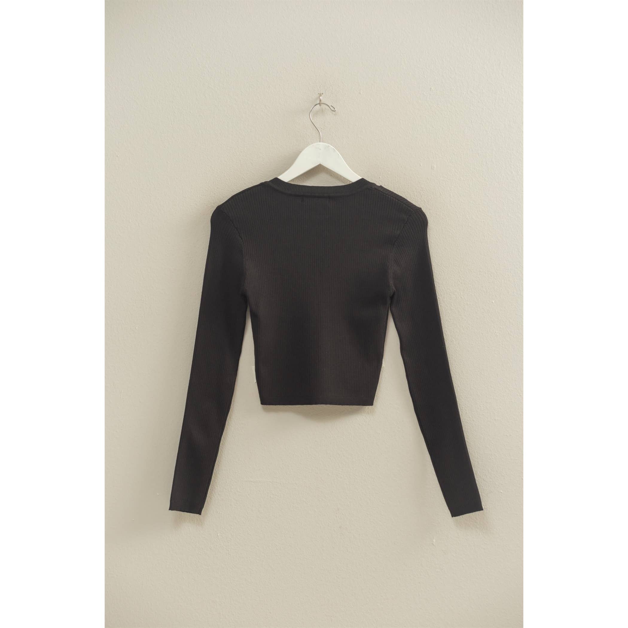 HYFVE - Wholesale Knit Sweater - Women's - V-Neck Fitted Sweater5