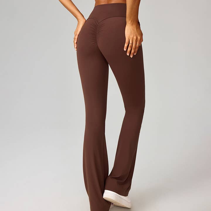 Sodalemon - Wholesale Athletic/lounge leggings – Women's - Women High-Waist Flared Naked-Feel Yoga Leggings4