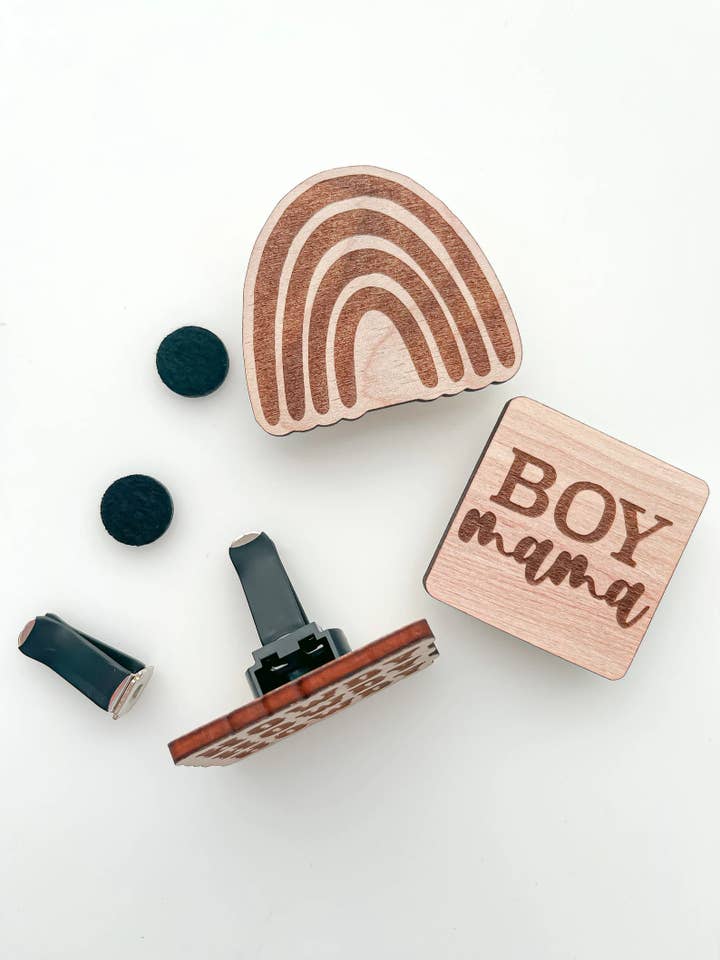 Trä Air Vent Clip, Biltillbehör, Eterisk olja för wholesale av Modern Mama