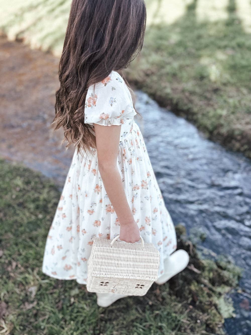 A Little Lacey - Wholesale Dress - Kids - Imogen Floral Girls Dress5