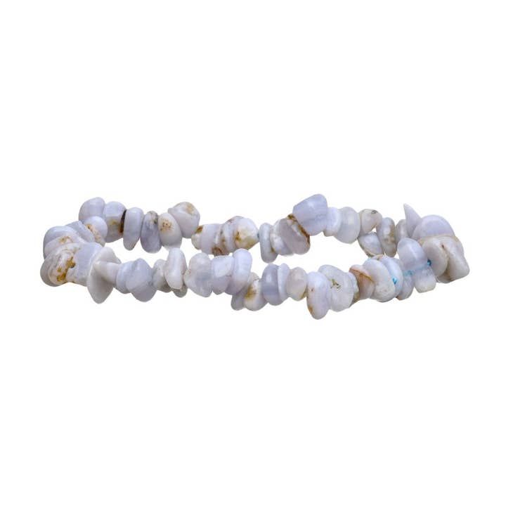 Blue Chalcedony Chip Bracelet for wholesale by Vives de la Cortada S.L