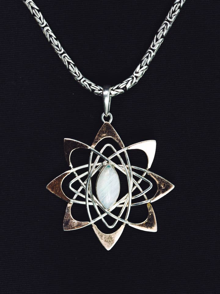 Colgante de estrella pleyadiana para venta al por mayor de Liquid Fire Mantra