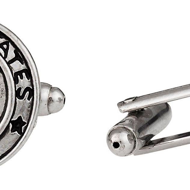 Cuff-Daddy – Engroshandel Manchetknapper/skjorte - Herre – US Army Manchetknapper Sølv1