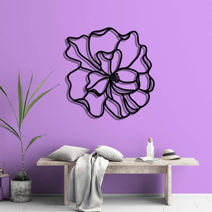 Open Rose - Metal Wall Art for wholesale by Blackberry Empress