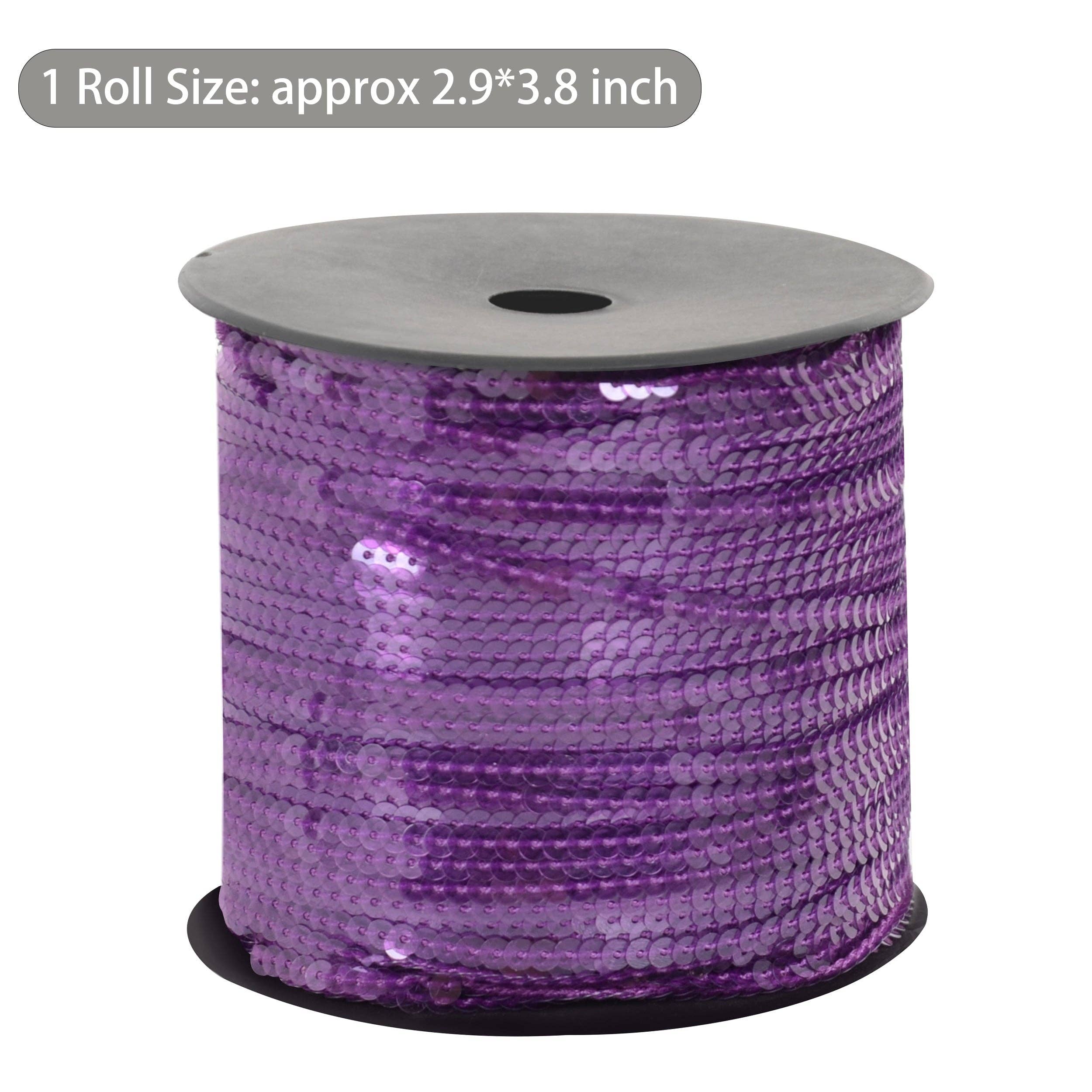 AK Brand - Wholesale Knutselbenodigdheden - Platte Paillettenstrook 4mm Metallic Paillettenband 180 meter7