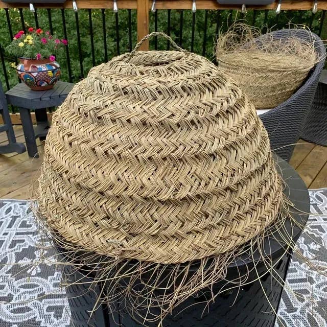 Moroccan Natural bazaar - Wholesale Lamp Shade - Moroccan Straw Lampshade - Boheme Decoration - hanging lamp5