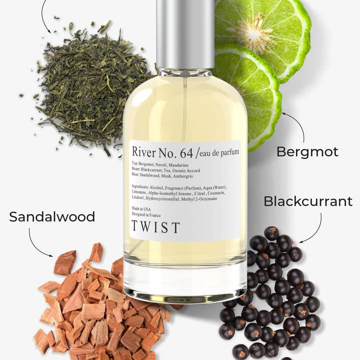 Twist River No. 64 - Ispirato a C. Silver Mountain Water, profumo unisex EDP 100 ml per la vendita all'ingrosso da parte di House of Twist