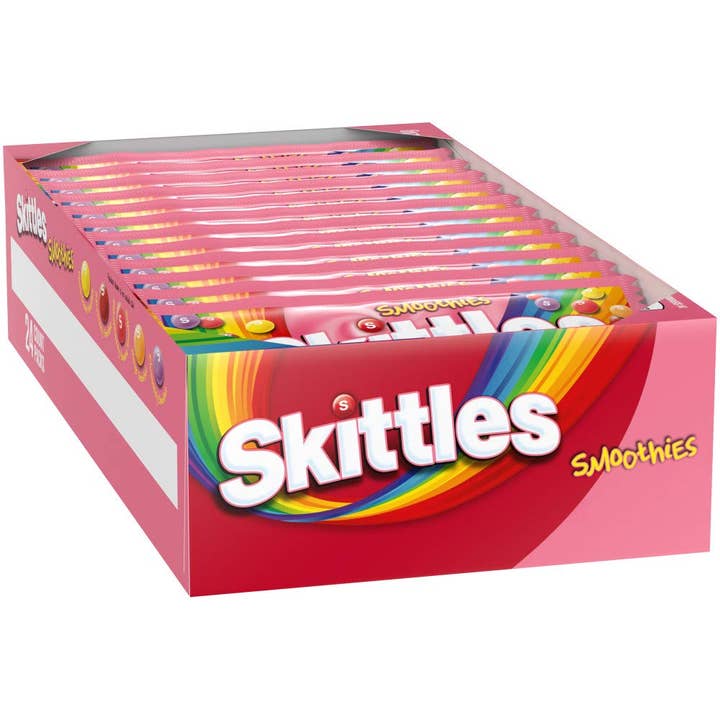 SKITTLES Smoothies Chewy Candy, 1.76 oz x 24 for wholesale by Horizon Top Market