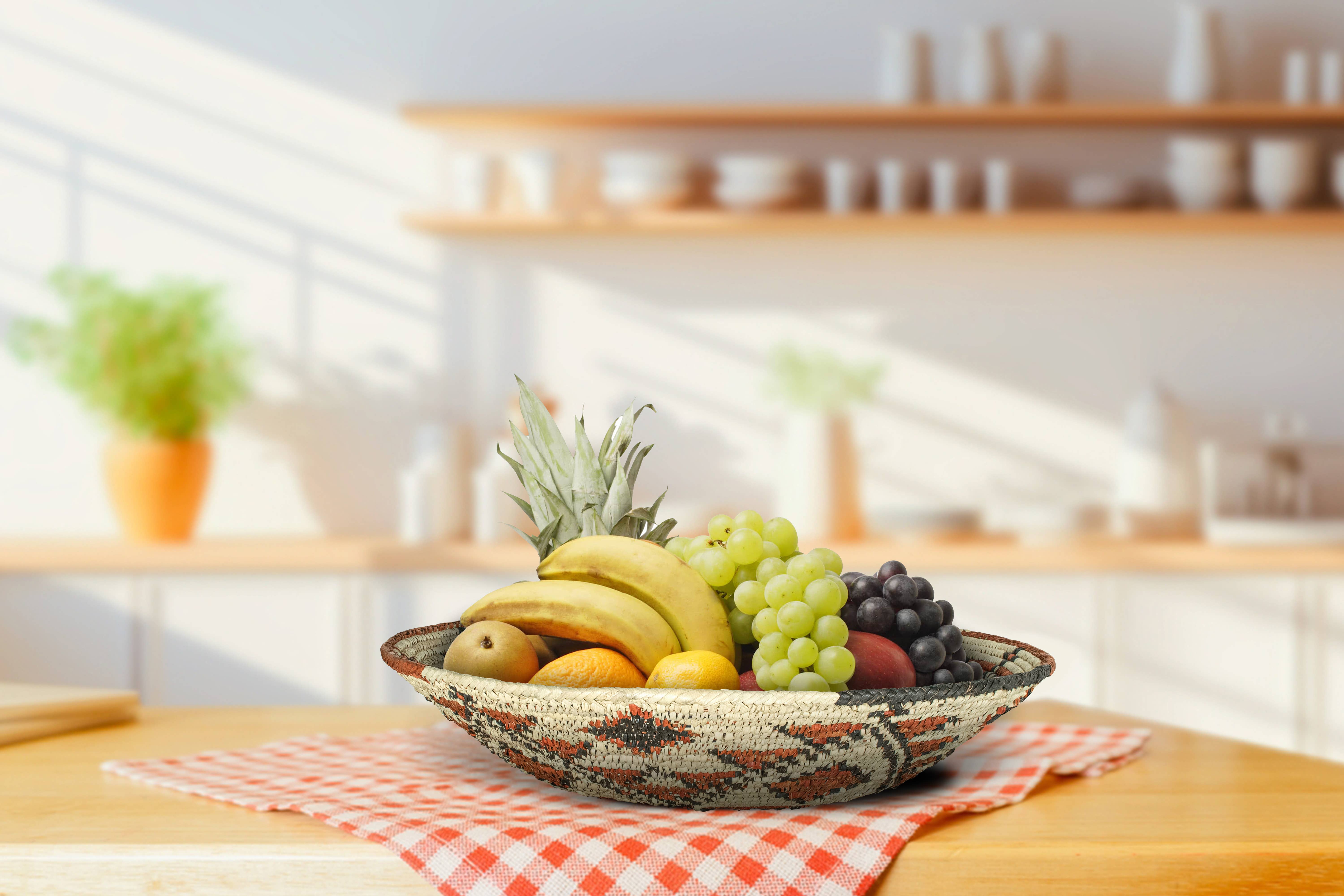 ArtisanalEmporiumLLC - Wholesale Wall Accent - 14" Handwoven Mureedni Bowl for Wall Basket Decor 2