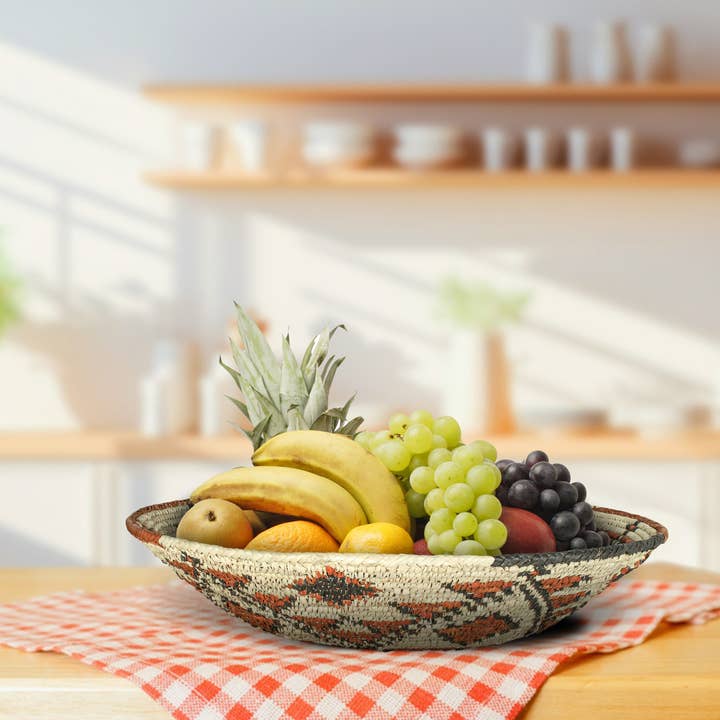 ArtisanalEmporiumLLC - Wholesale Wall Accent - 14" Handwoven Mureedni Bowl for Wall Basket Decor 2