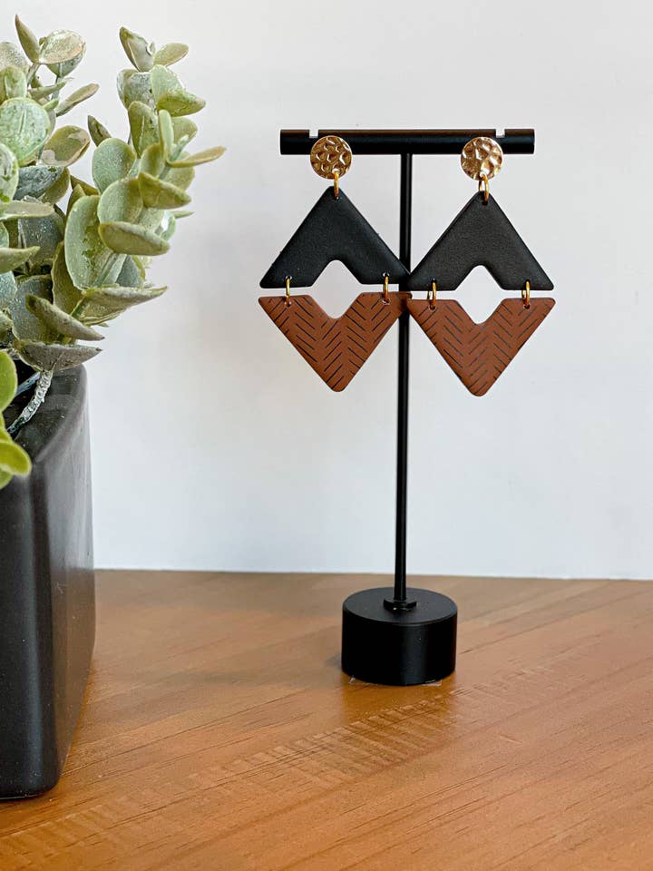 The Jolie- Black and Cognac for wholesale by MH Studio