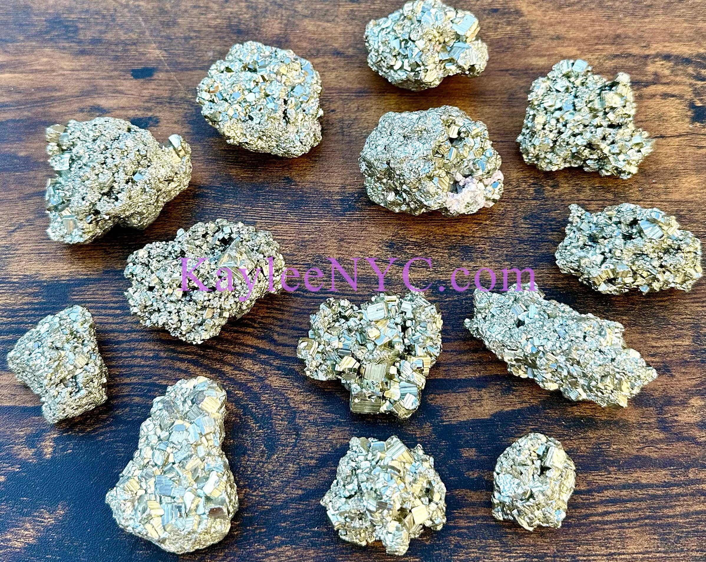 KayleeNYC - Wholesale Spiritual Stone/Crystal - 2 lbs Natural Pyrite Specimen Crystal5