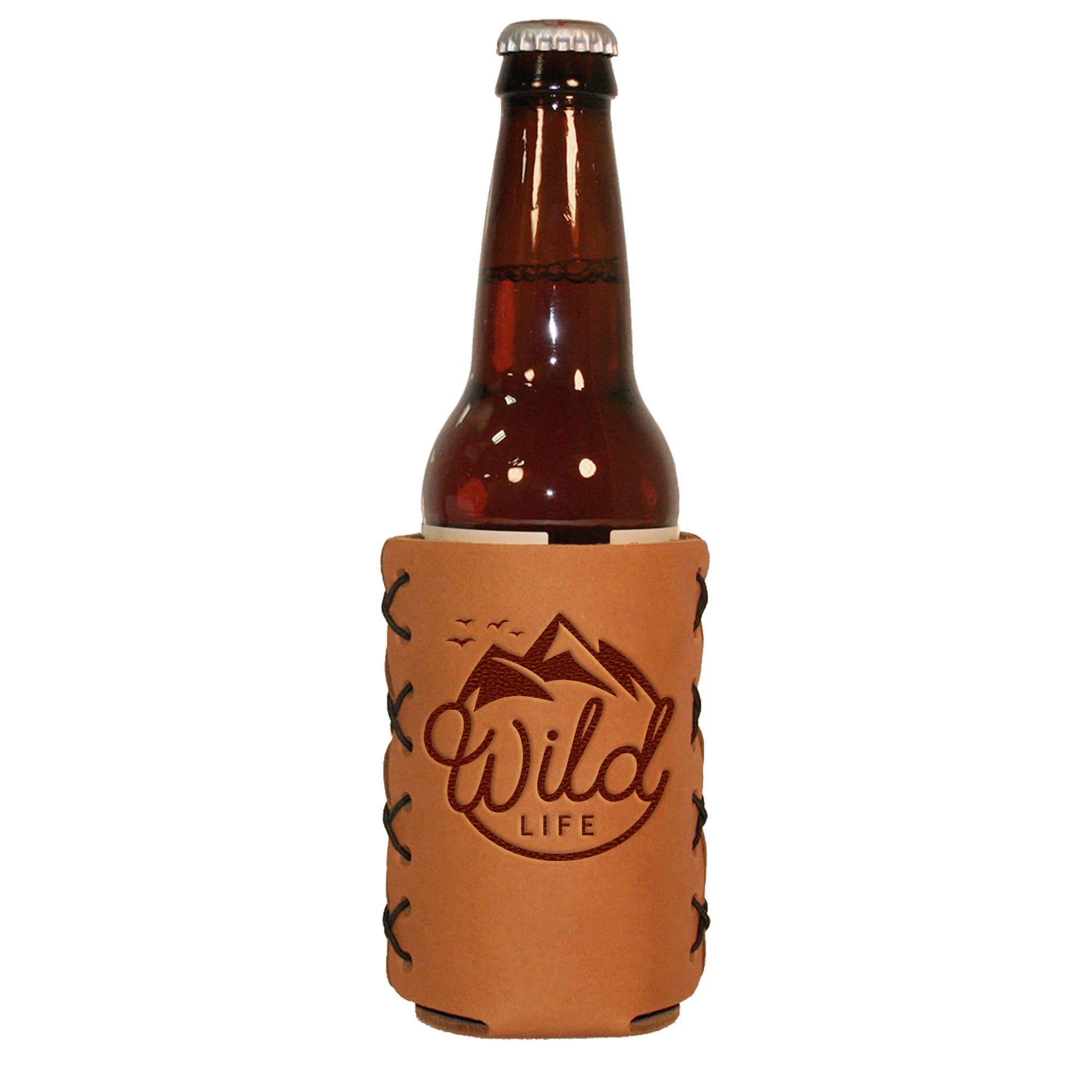 Oowee Products – Engroshandel Drikkedunke – Detailklar Pick-A-Logo Læder Langhals Flaskeholder6